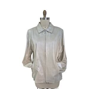 Chadwick's of Boston Women's Pearl Leather Jacket XL